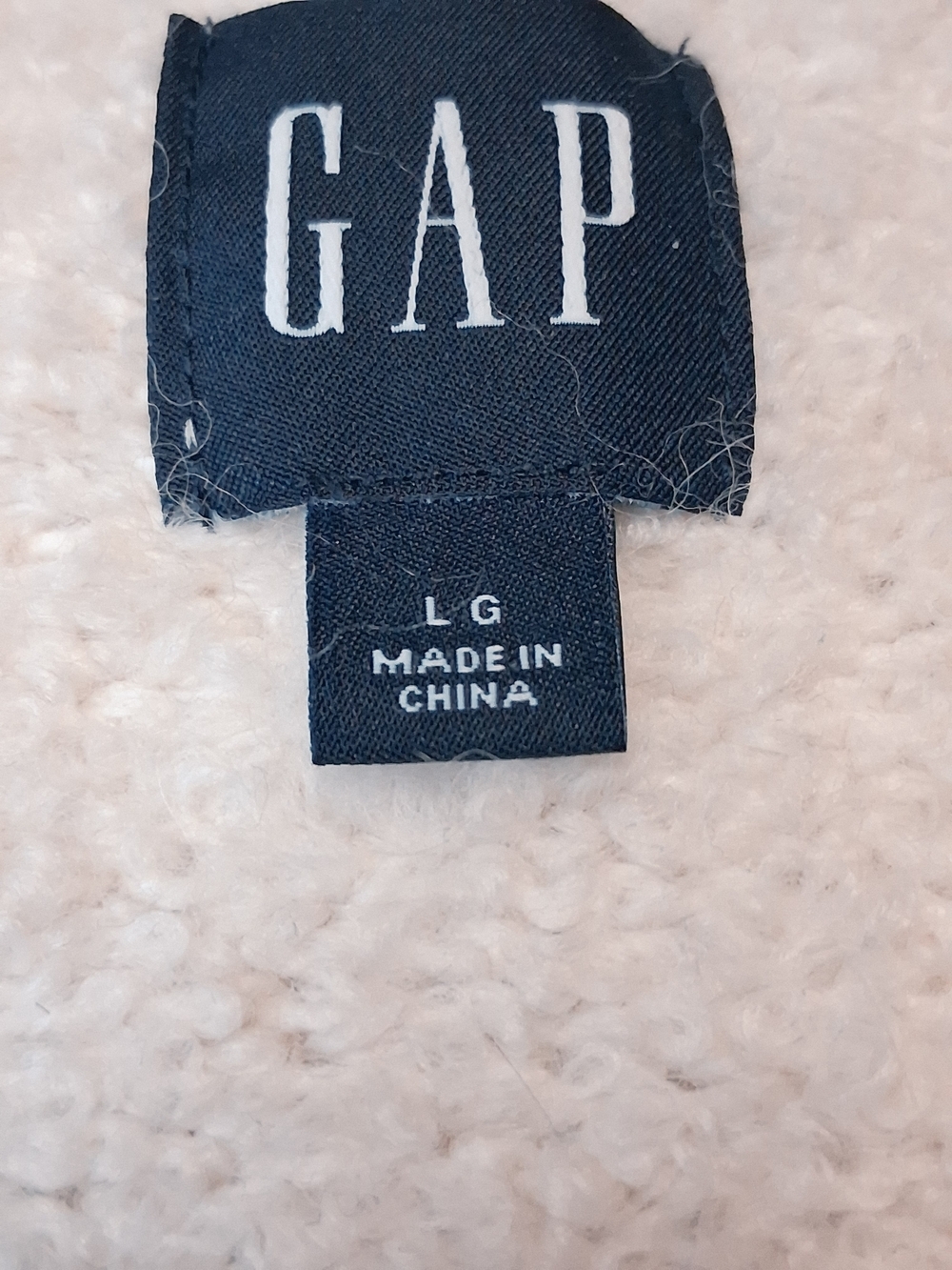 GAP Cream Knit Cardigan with Gold Buttons - Picture 4 of 6
